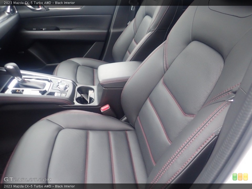 Black Interior Front Seat for the 2023 Mazda CX-5 Turbo AWD #145376221