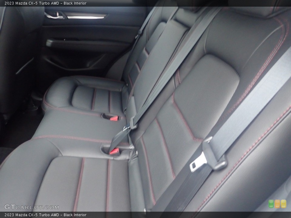 Black Interior Rear Seat for the 2023 Mazda CX-5 Turbo AWD #145376245