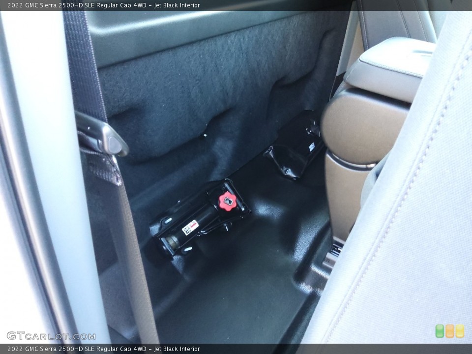 Jet Black Interior Rear Seat for the 2022 GMC Sierra 2500HD SLE Regular Cab 4WD #145377253