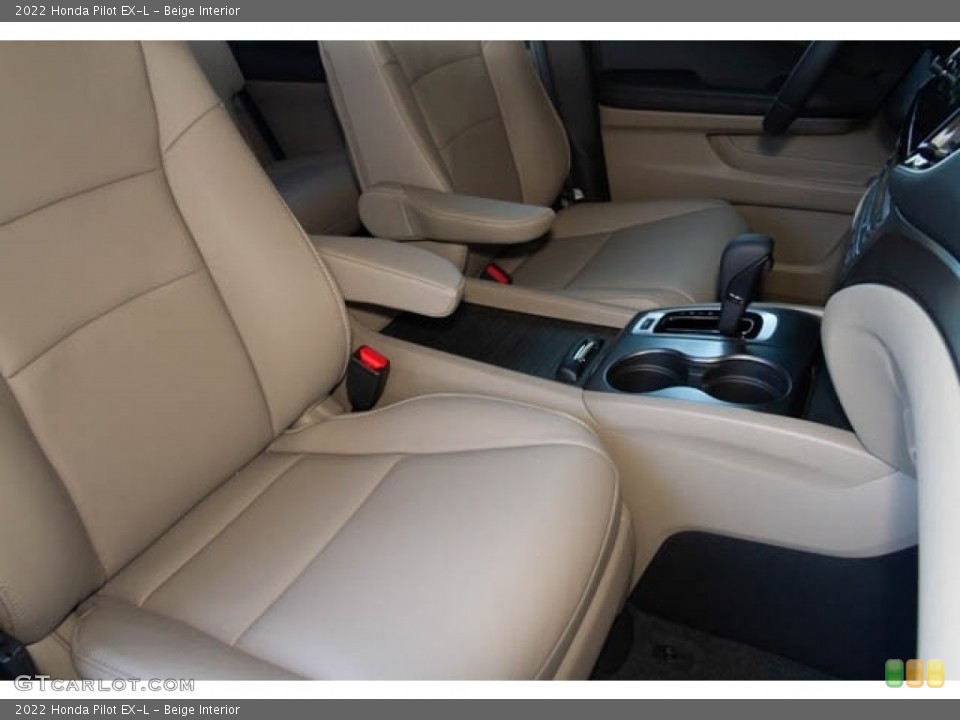 Beige Interior Front Seat for the 2022 Honda Pilot EX-L #145377646