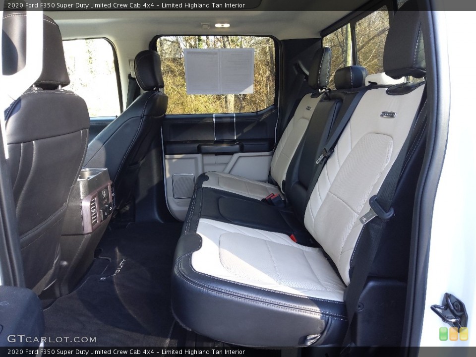 Limited Highland Tan Interior Rear Seat for the 2020 Ford F350 Super Duty Limited Crew Cab 4x4 #145378015