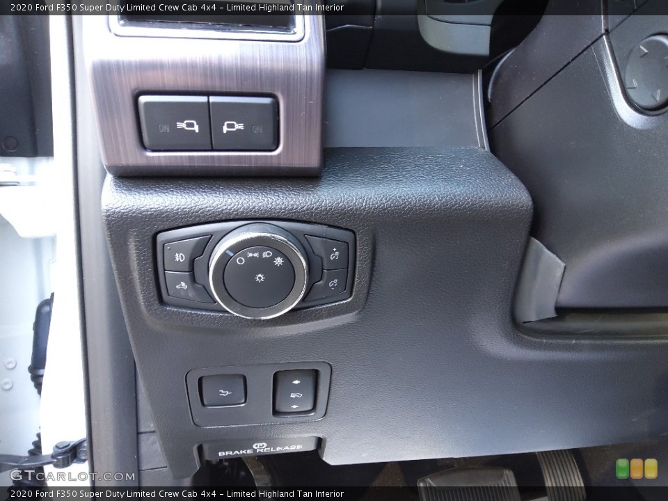 Limited Highland Tan Interior Controls for the 2020 Ford F350 Super Duty Limited Crew Cab 4x4 #145378217