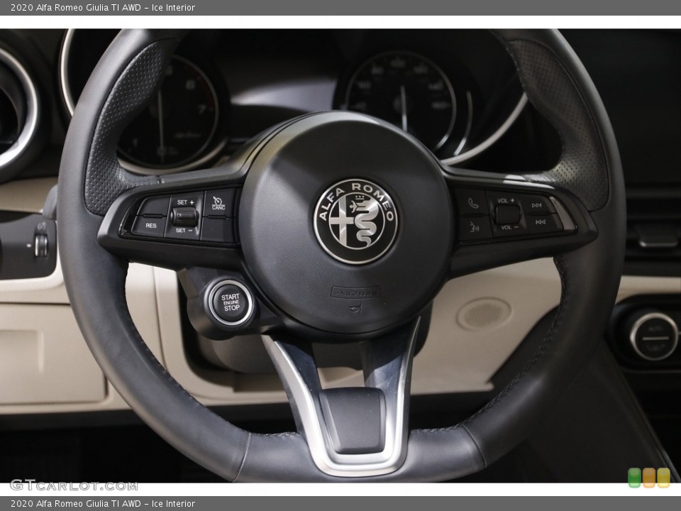 Ice Interior Steering Wheel for the 2020 Alfa Romeo Giulia TI AWD #145378330