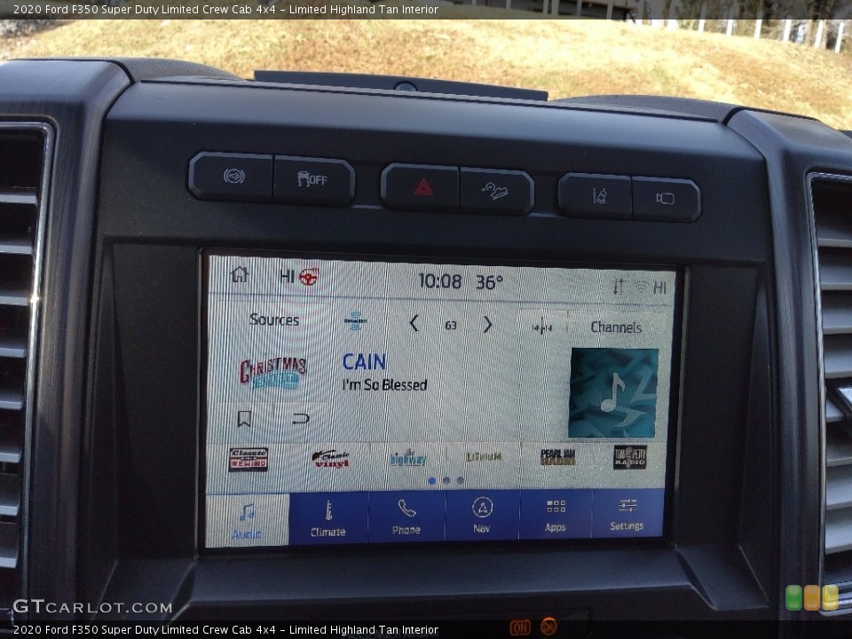 Limited Highland Tan Interior Controls for the 2020 Ford F350 Super Duty Limited Crew Cab 4x4 #145378360