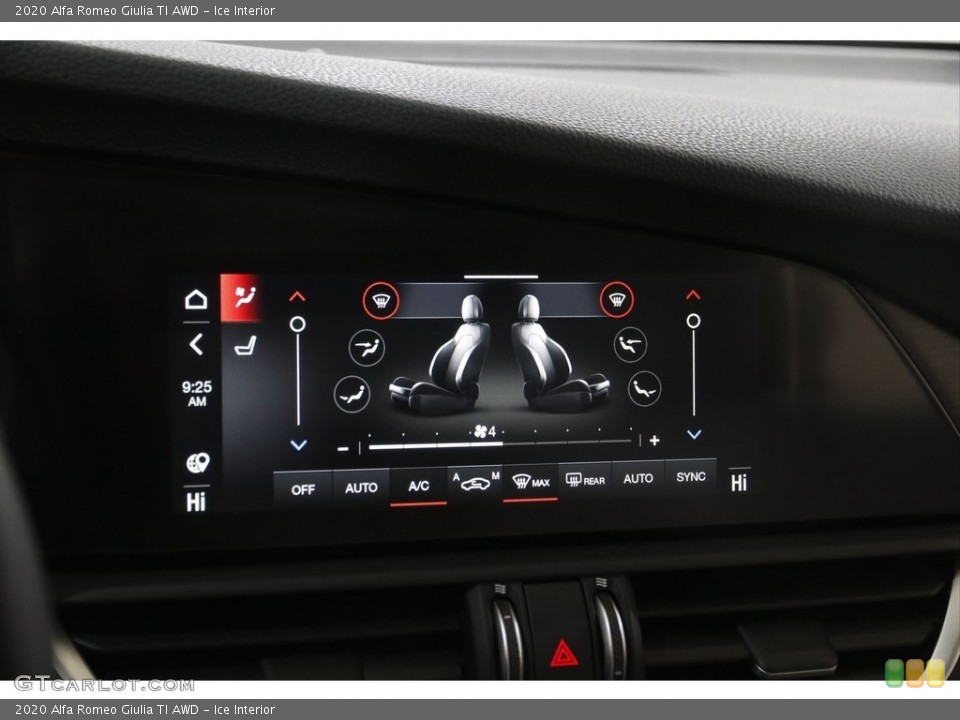 Ice Interior Controls for the 2020 Alfa Romeo Giulia TI AWD #145378483