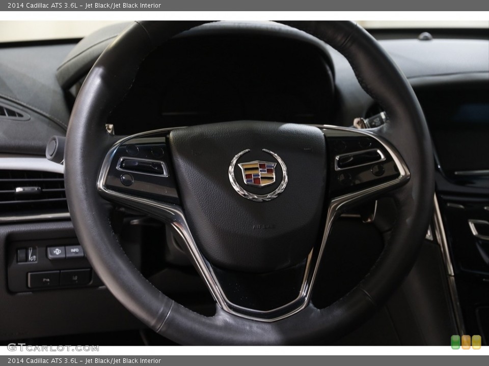 Jet Black/Jet Black Interior Steering Wheel for the 2014 Cadillac ATS 3.6L #145378948