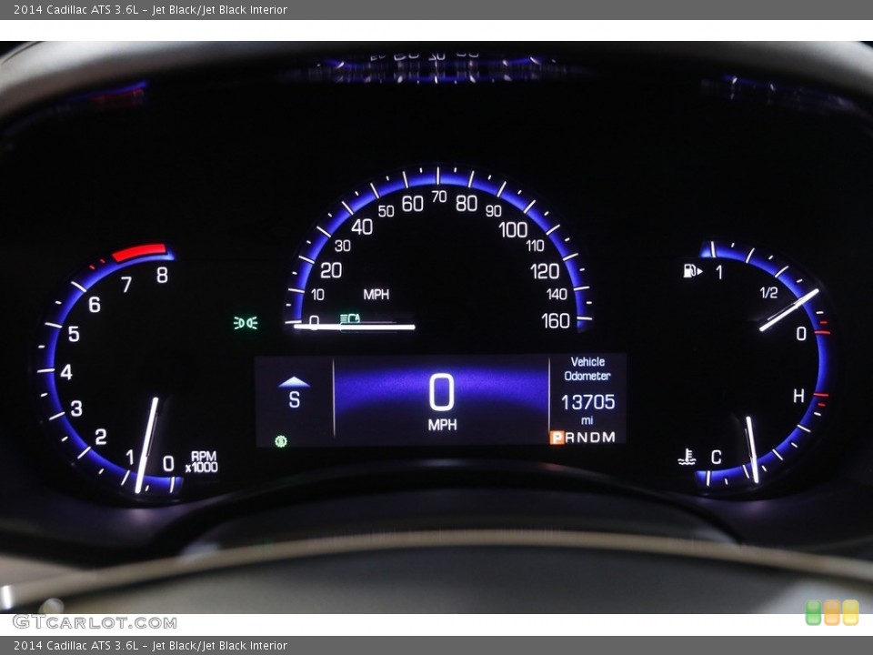 Jet Black/Jet Black Interior Gauges for the 2014 Cadillac ATS 3.6L #145378963
