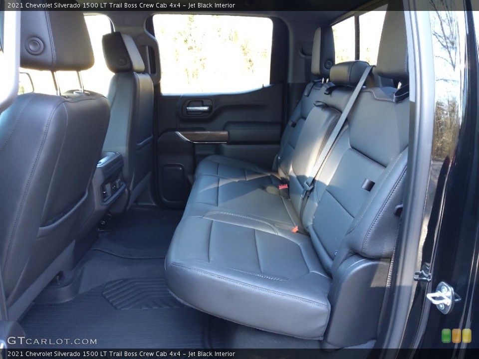 Jet Black Interior Rear Seat for the 2021 Chevrolet Silverado 1500 LT Trail Boss Crew Cab 4x4 #145379419
