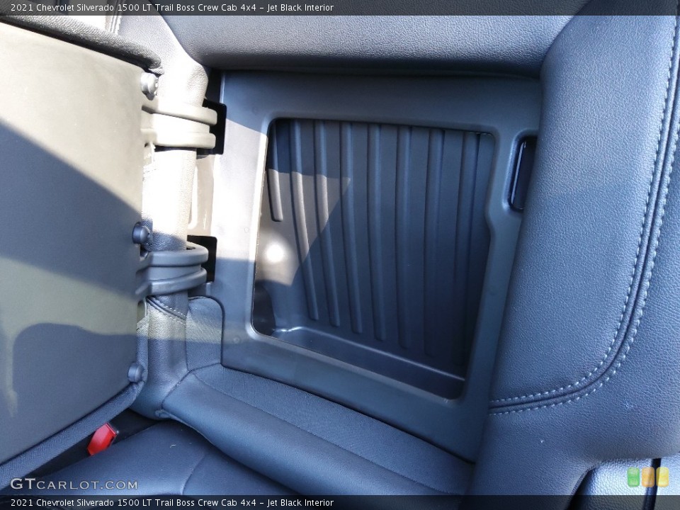 Jet Black Interior Rear Seat for the 2021 Chevrolet Silverado 1500 LT Trail Boss Crew Cab 4x4 #145379482