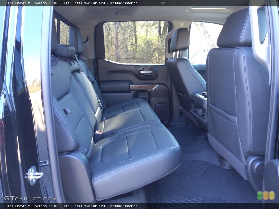 Jet Black Interior Rear Seat for the 2021 Chevrolet Silverado 1500 LT Trail Boss Crew Cab 4x4 #145379518
