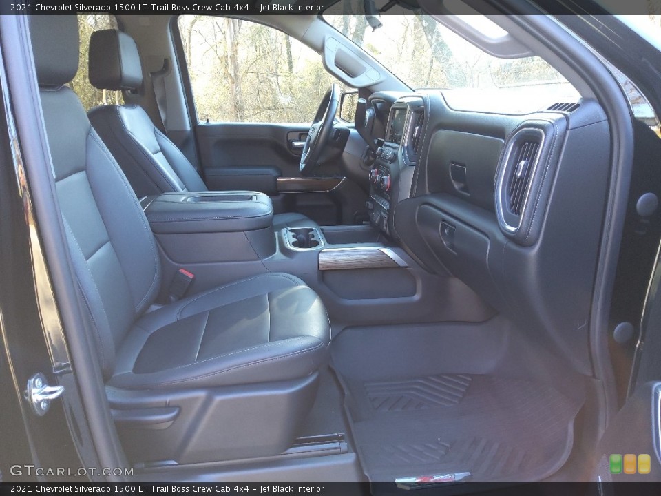 Jet Black Interior Front Seat for the 2021 Chevrolet Silverado 1500 LT Trail Boss Crew Cab 4x4 #145379581