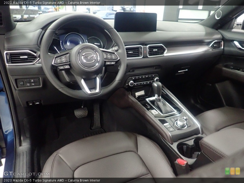 Caturra Brown Interior Photo for the 2023 Mazda CX-5 Turbo Signature AWD #145379776