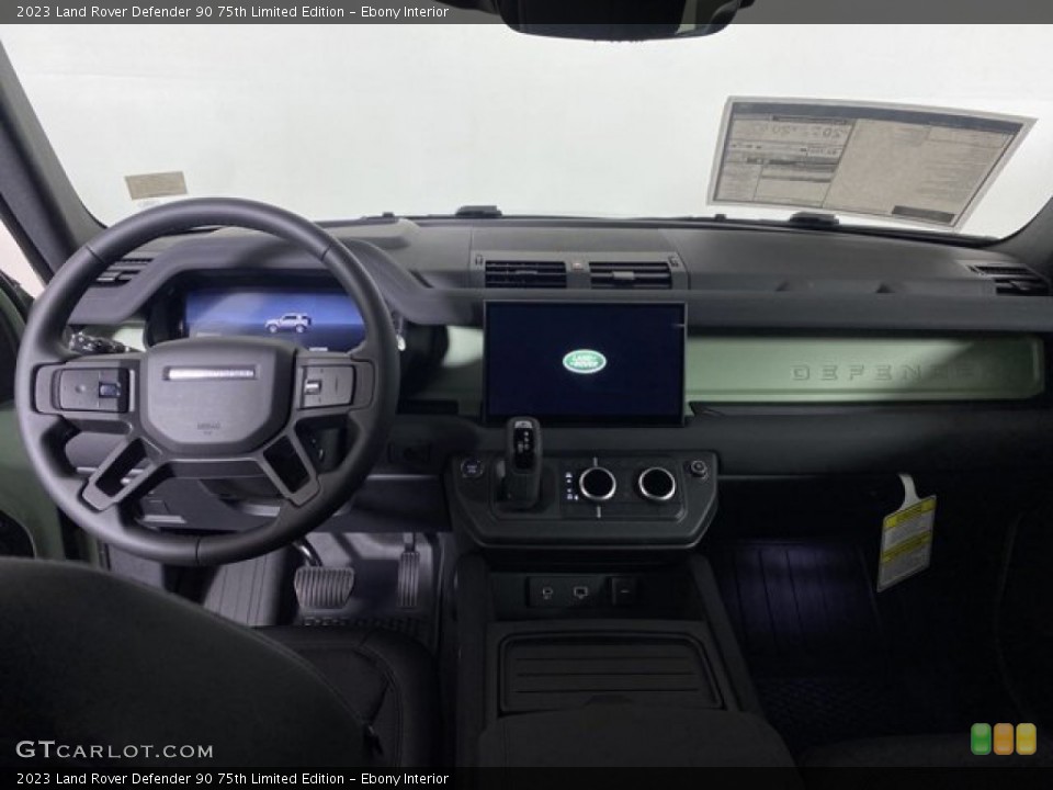 Ebony Interior Dashboard for the 2023 Land Rover Defender 90 75th Limited Edition #145379809