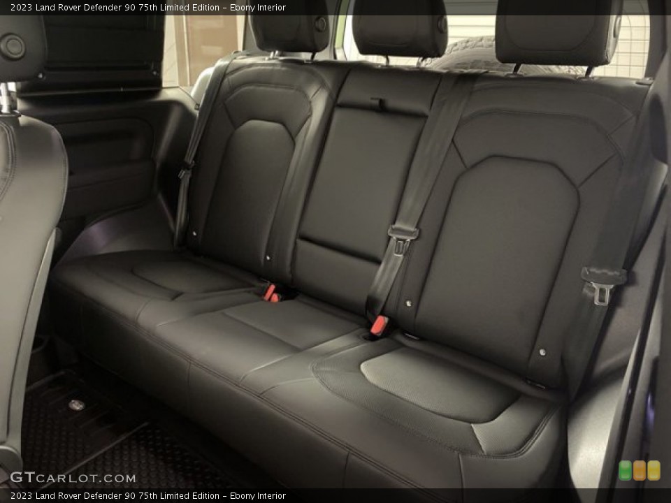 Ebony Interior Rear Seat for the 2023 Land Rover Defender 90 75th Limited Edition #145379824