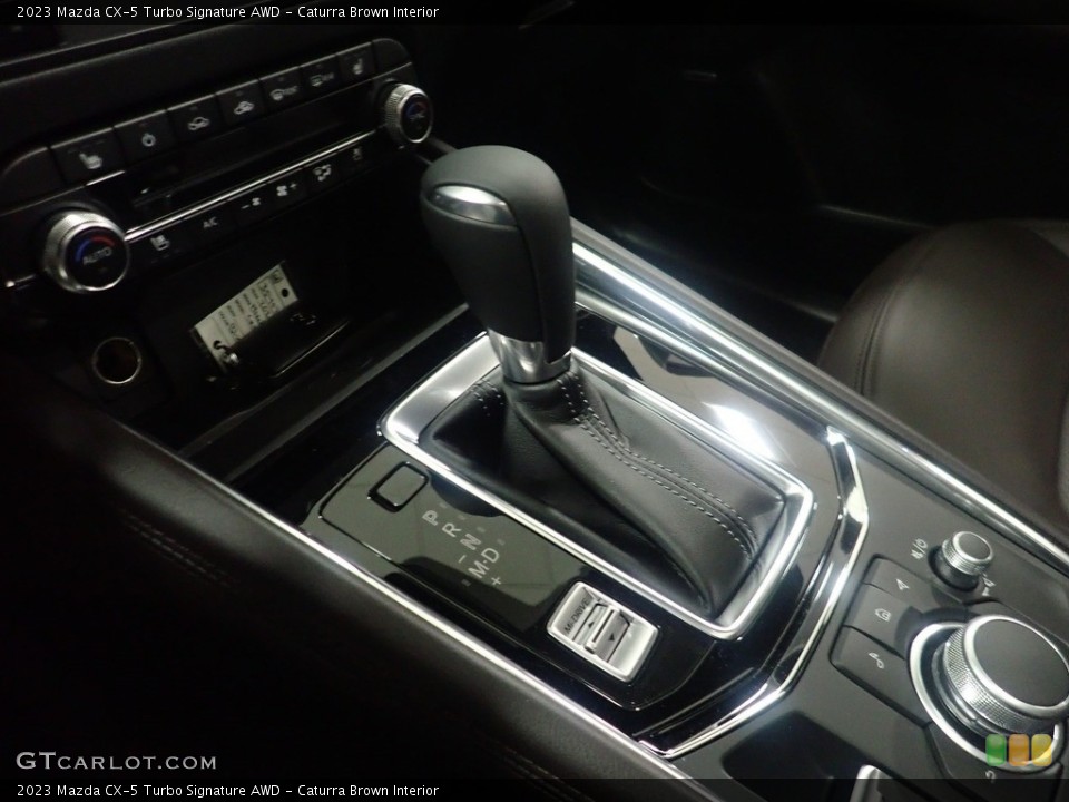 Caturra Brown Interior Transmission for the 2023 Mazda CX-5 Turbo Signature AWD #145379839