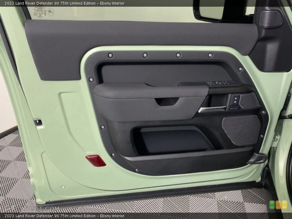 Ebony Interior Door Panel for the 2023 Land Rover Defender 90 75th Limited Edition #145380016