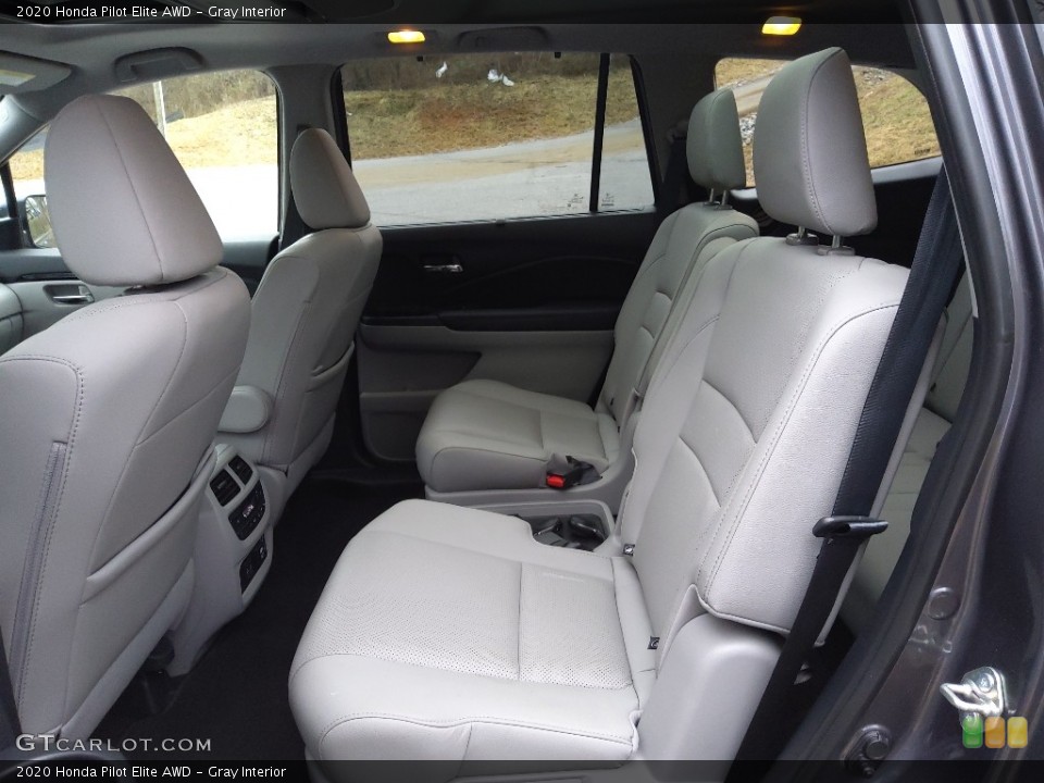 Gray Interior Rear Seat for the 2020 Honda Pilot Elite AWD #145381069