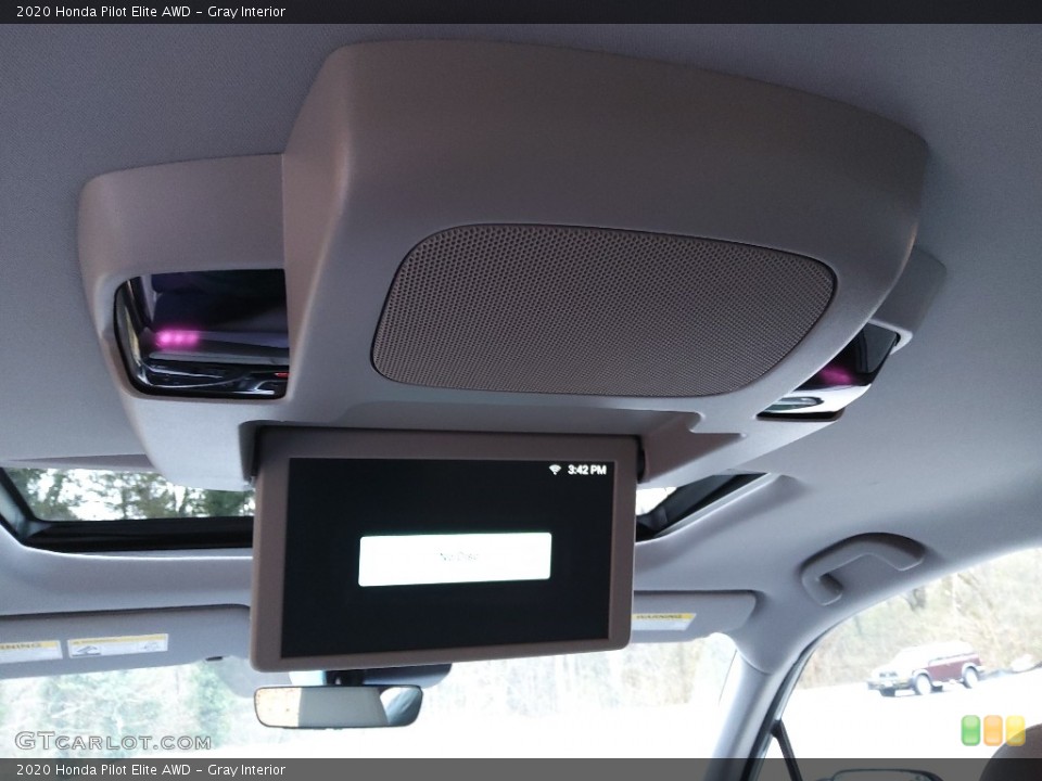 Gray Interior Entertainment System for the 2020 Honda Pilot Elite AWD #145381108