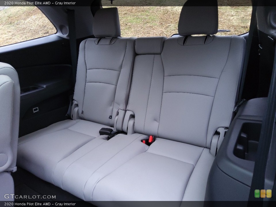Gray Interior Rear Seat for the 2020 Honda Pilot Elite AWD #145381195