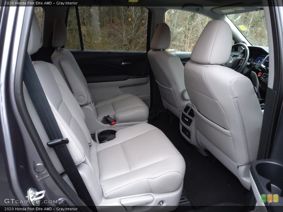 Gray Interior Rear Seat for the 2020 Honda Pilot Elite AWD #145381273