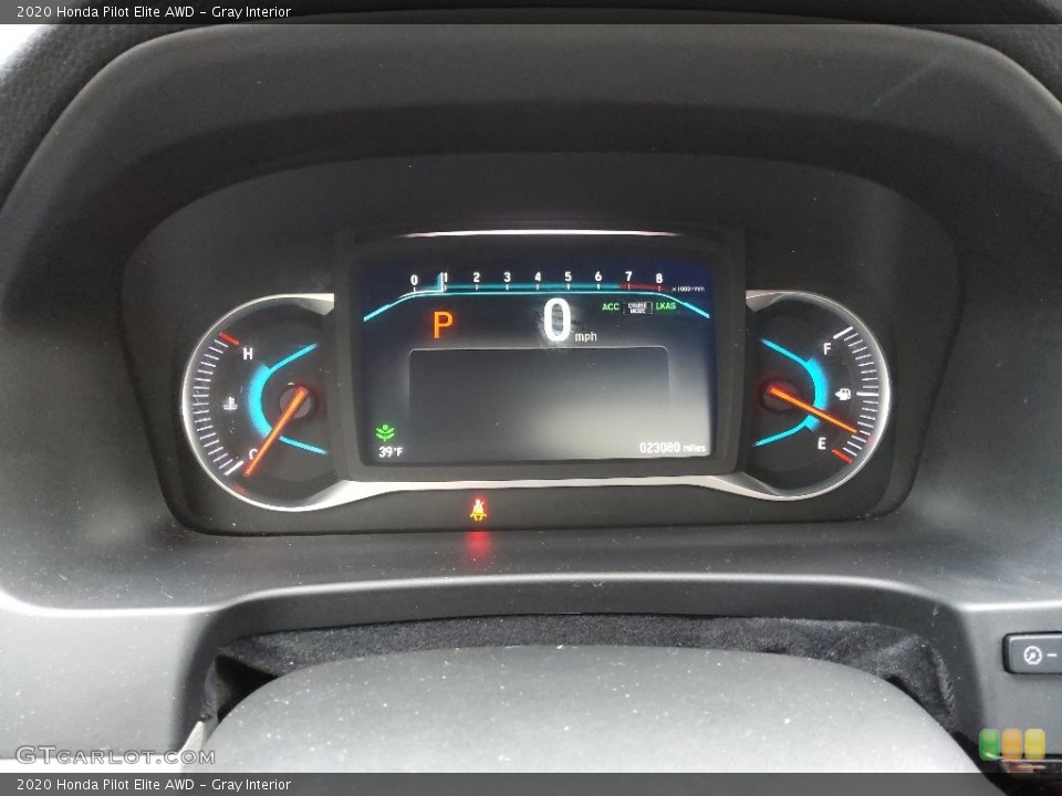 Gray Interior Gauges for the 2020 Honda Pilot Elite AWD #145381387
