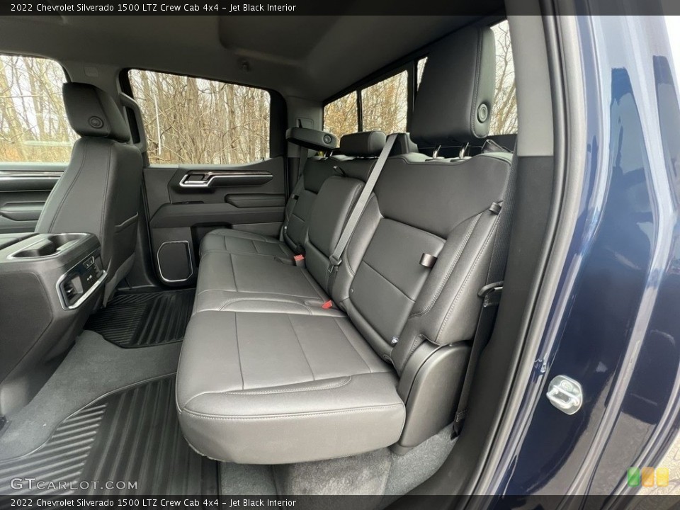 Jet Black Interior Rear Seat for the 2022 Chevrolet Silverado 1500 LTZ Crew Cab 4x4 #145382098