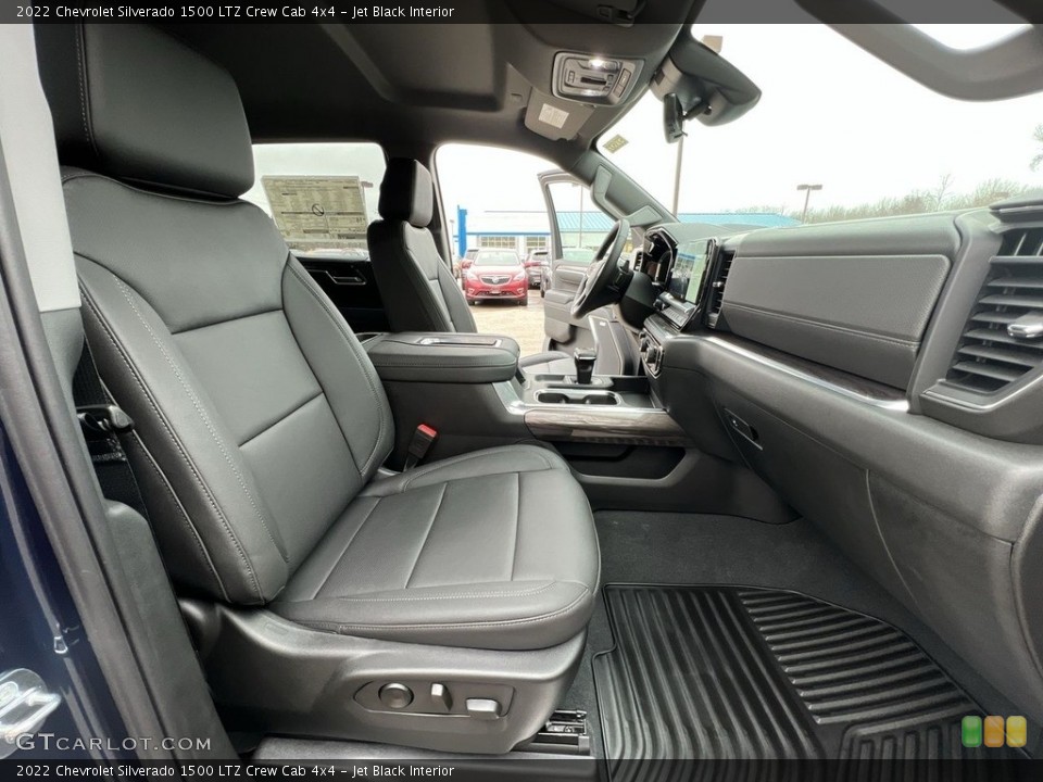 Jet Black Interior Front Seat for the 2022 Chevrolet Silverado 1500 LTZ Crew Cab 4x4 #145382122