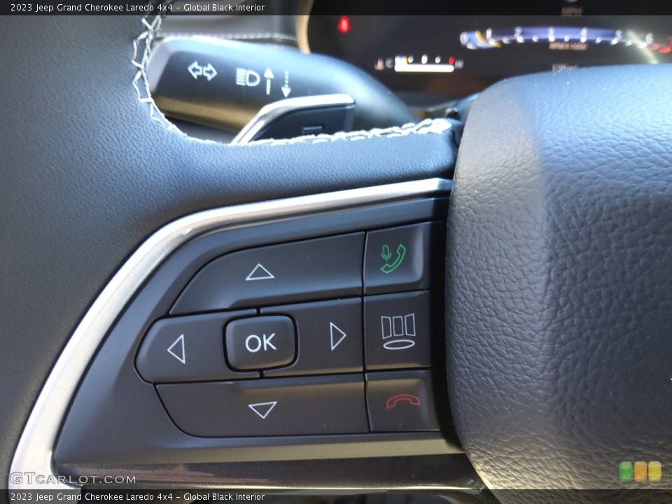 Global Black Interior Steering Wheel for the 2023 Jeep Grand Cherokee Laredo 4x4 #145382176