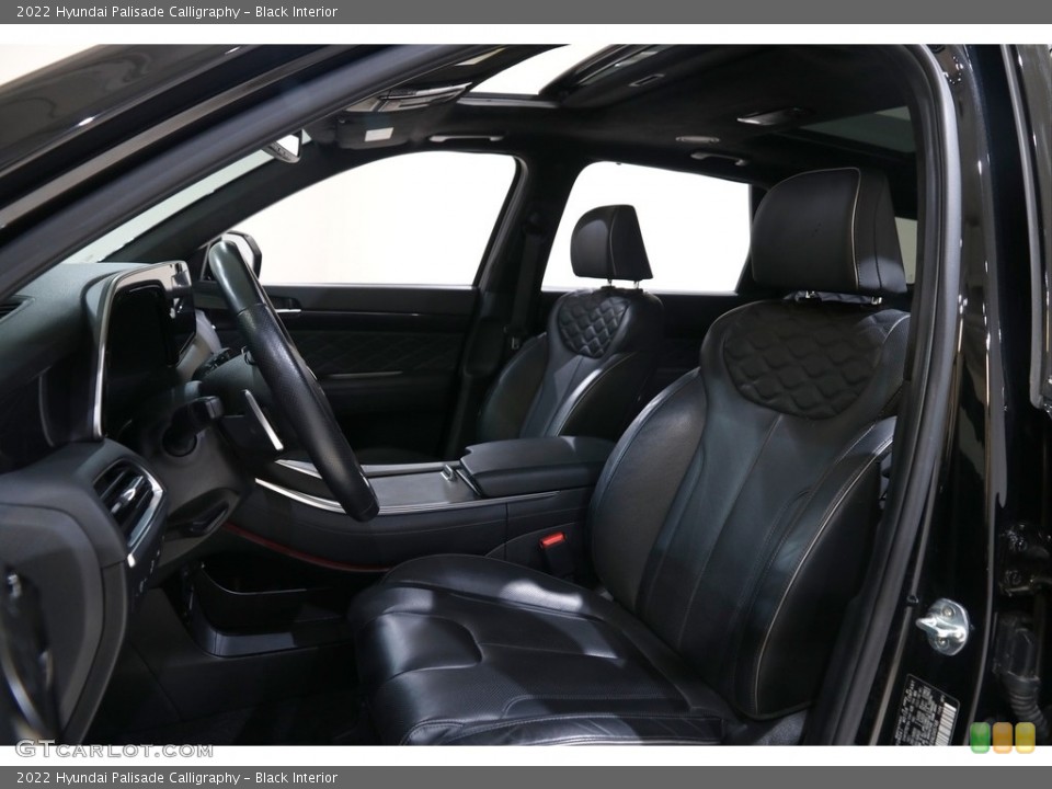 Black 2022 Hyundai Palisade Interiors