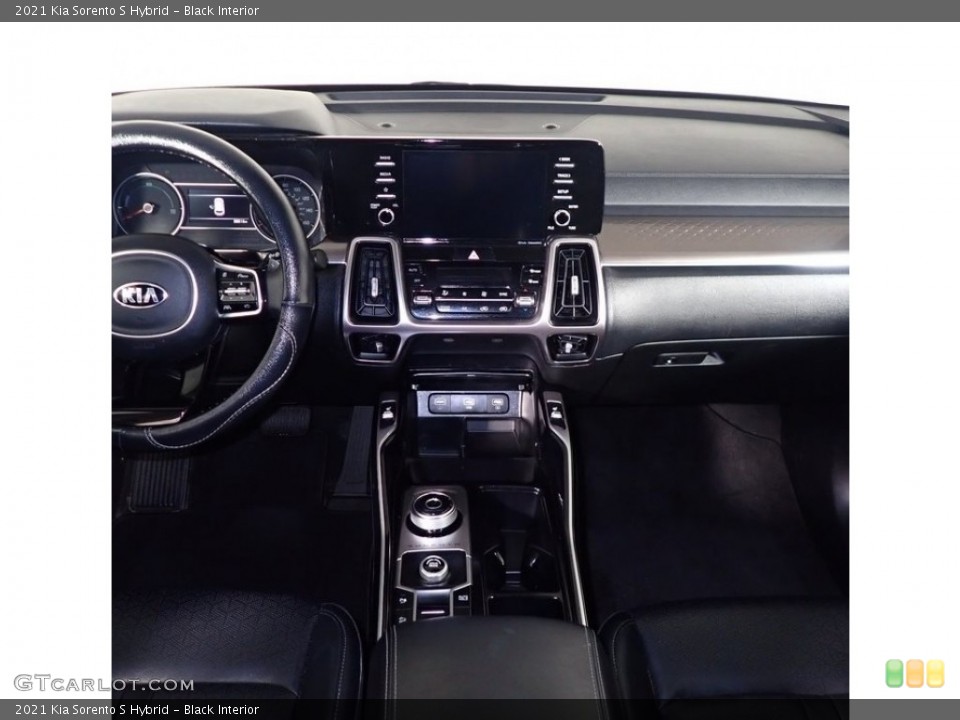 Black Interior Dashboard for the 2021 Kia Sorento S Hybrid #145382350