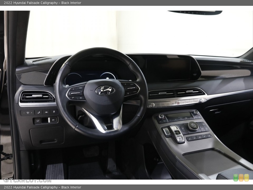 Black Interior Dashboard for the 2022 Hyundai Palisade Calligraphy #145382356