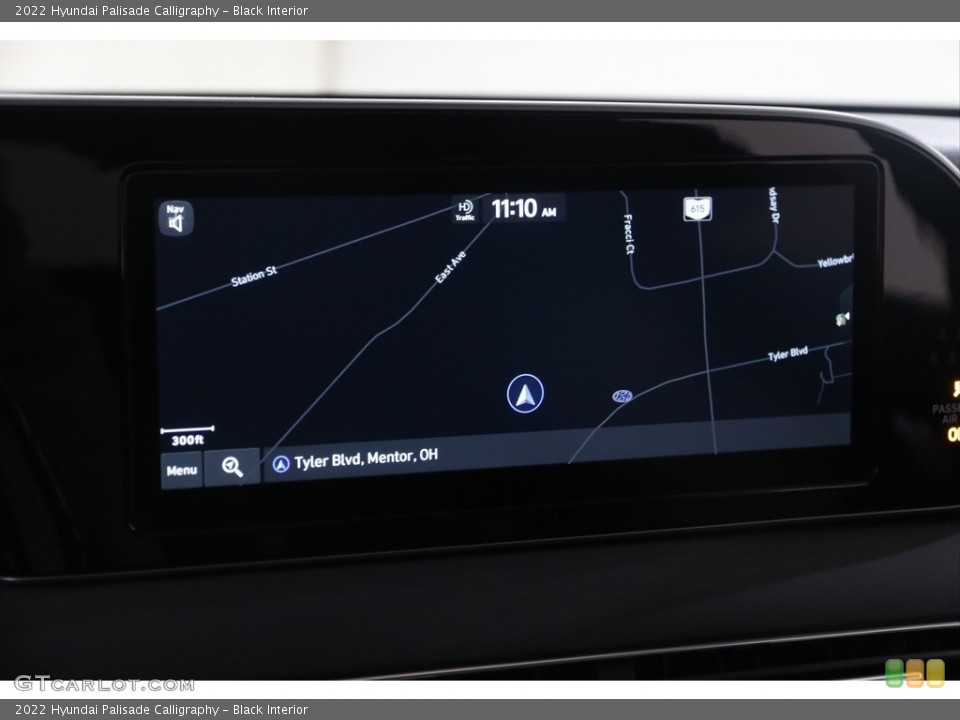 Black Interior Navigation for the 2022 Hyundai Palisade Calligraphy #145382422