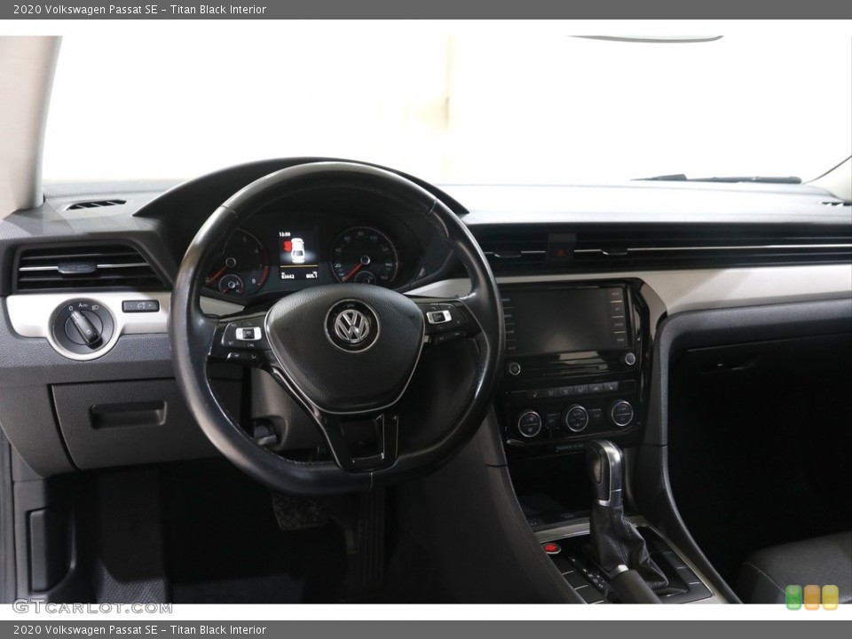 Titan Black Interior Dashboard for the 2020 Volkswagen Passat SE #145382809