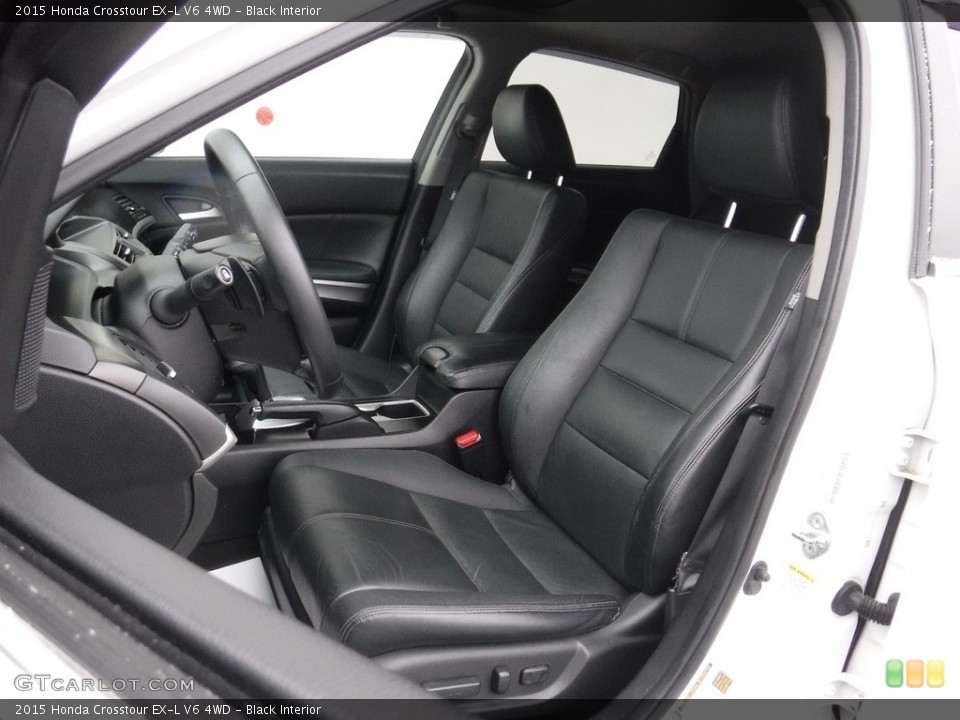 Black Interior Front Seat for the 2015 Honda Crosstour EX-L V6 4WD #145383577