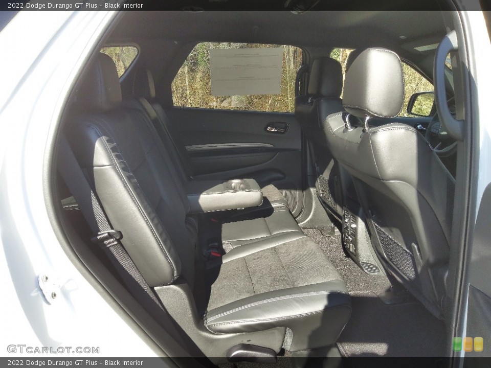 Black Interior Rear Seat for the 2022 Dodge Durango GT Plus #145383646