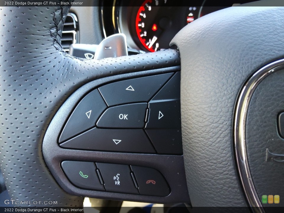 Black Interior Steering Wheel for the 2022 Dodge Durango GT Plus #145383718