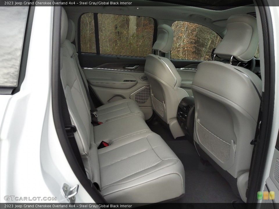 Steel Gray/Global Black Interior Rear Seat for the 2023 Jeep Grand Cherokee Overland 4x4 #145385084
