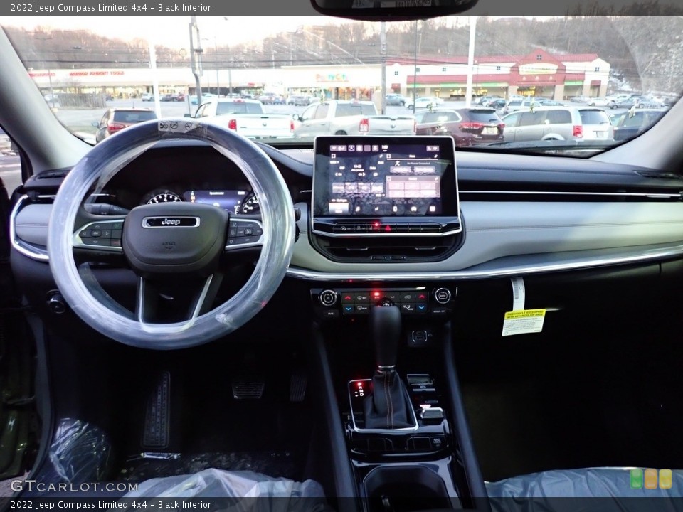 Black Interior Dashboard for the 2022 Jeep Compass Limited 4x4 #145385114
