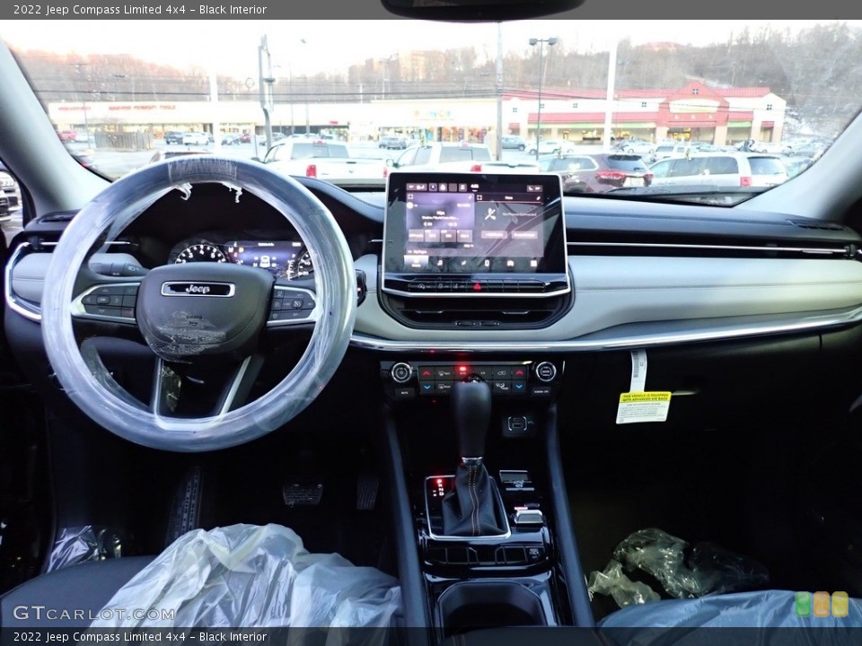 Black Interior Dashboard for the 2022 Jeep Compass Limited 4x4 #145385291