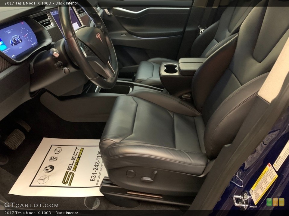 Black 2017 Tesla Model X Interiors