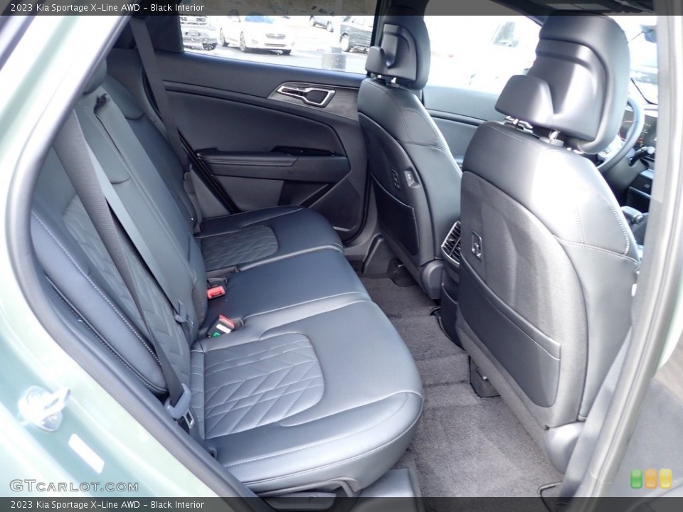 Black Interior Rear Seat for the 2023 Kia Sportage X-Line AWD #145388238