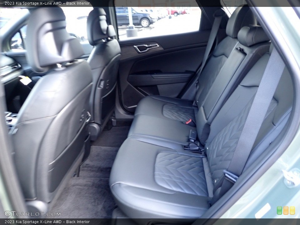 Black Interior Rear Seat for the 2023 Kia Sportage X-Line AWD #145388283