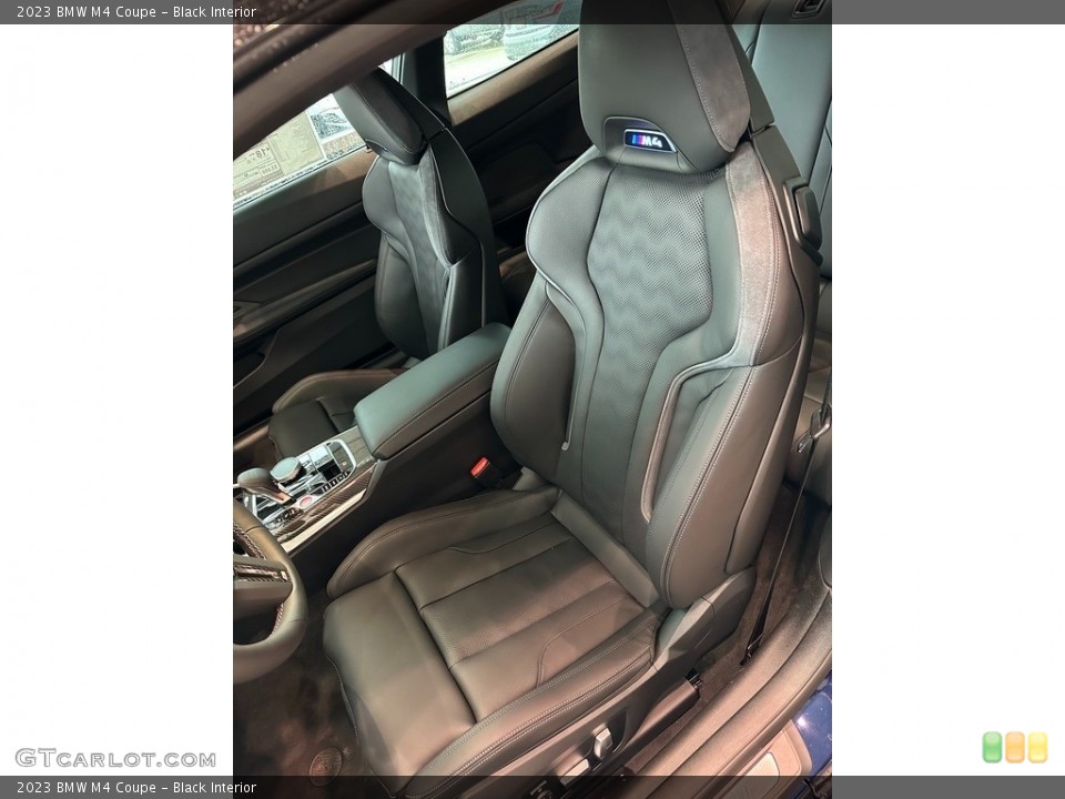 Black Interior Front Seat for the 2023 BMW M4 Coupe #145388418
