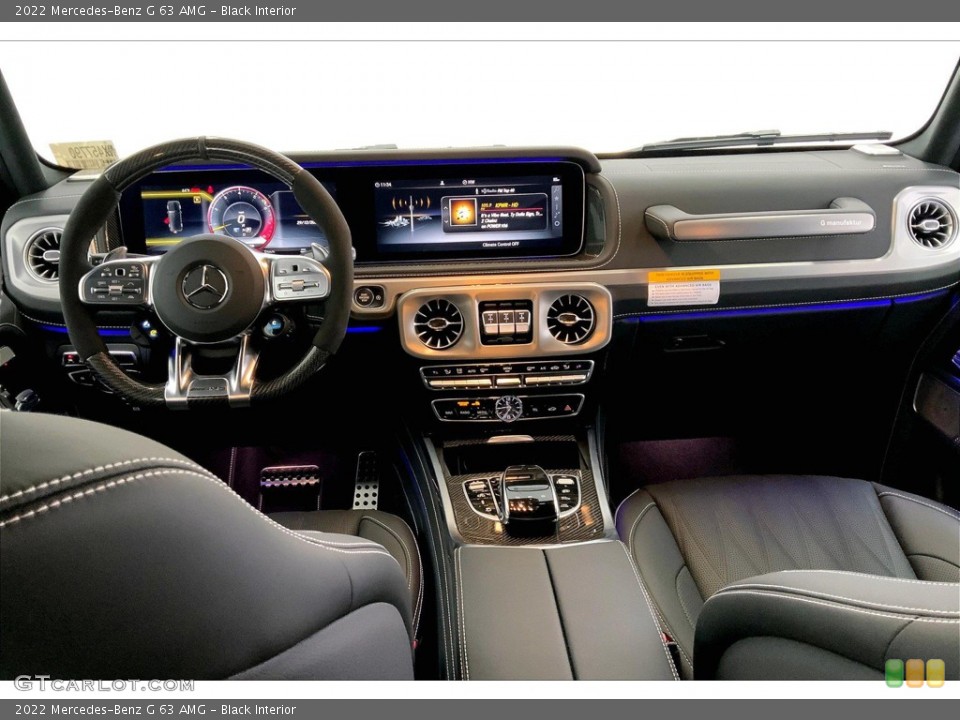 Black Interior Dashboard for the 2022 Mercedes-Benz G 63 AMG #145388613