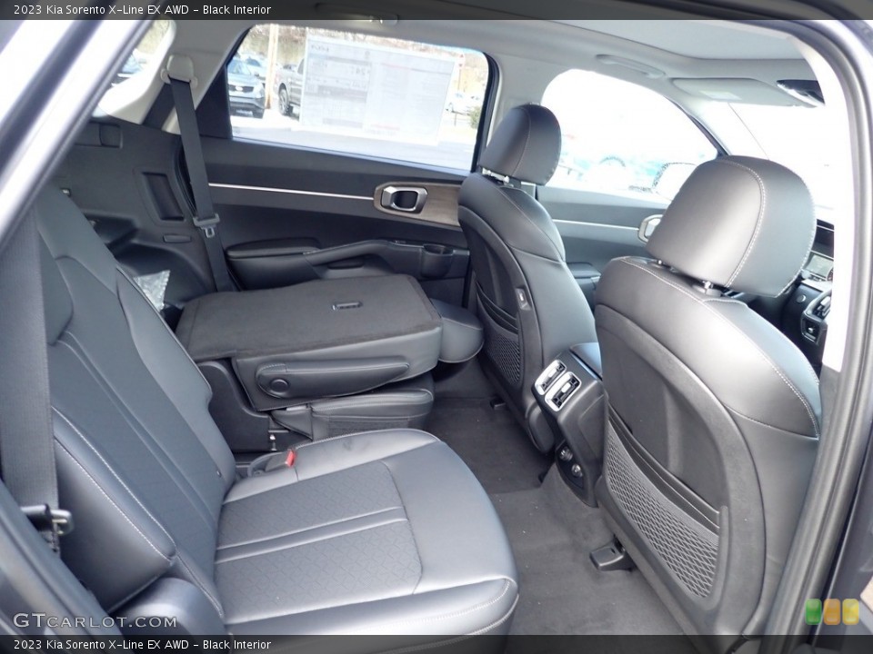 Black Interior Rear Seat for the 2023 Kia Sorento X-Line EX AWD #145388721
