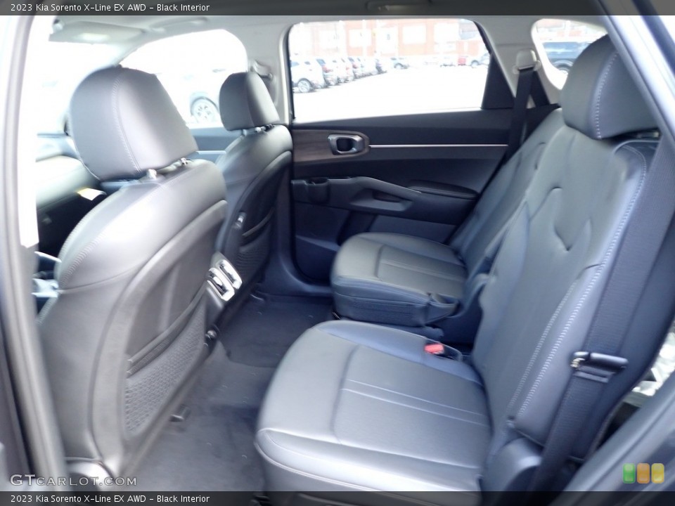 Black Interior Rear Seat for the 2023 Kia Sorento X-Line EX AWD #145388763