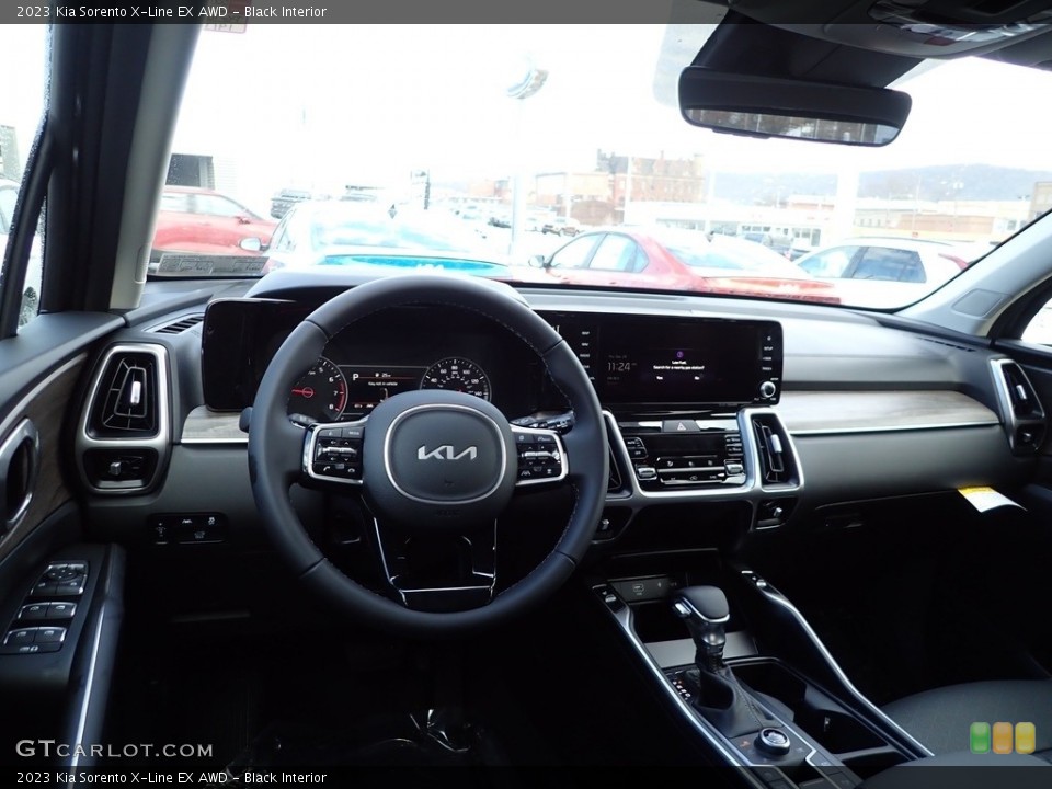 Black Interior Photo for the 2023 Kia Sorento X-Line EX AWD #145388790