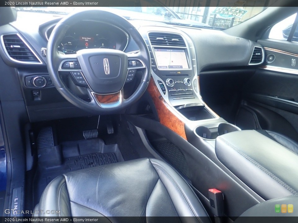 Ebony Interior Photo for the 2020 Lincoln Nautilus Reserve AWD #145390405