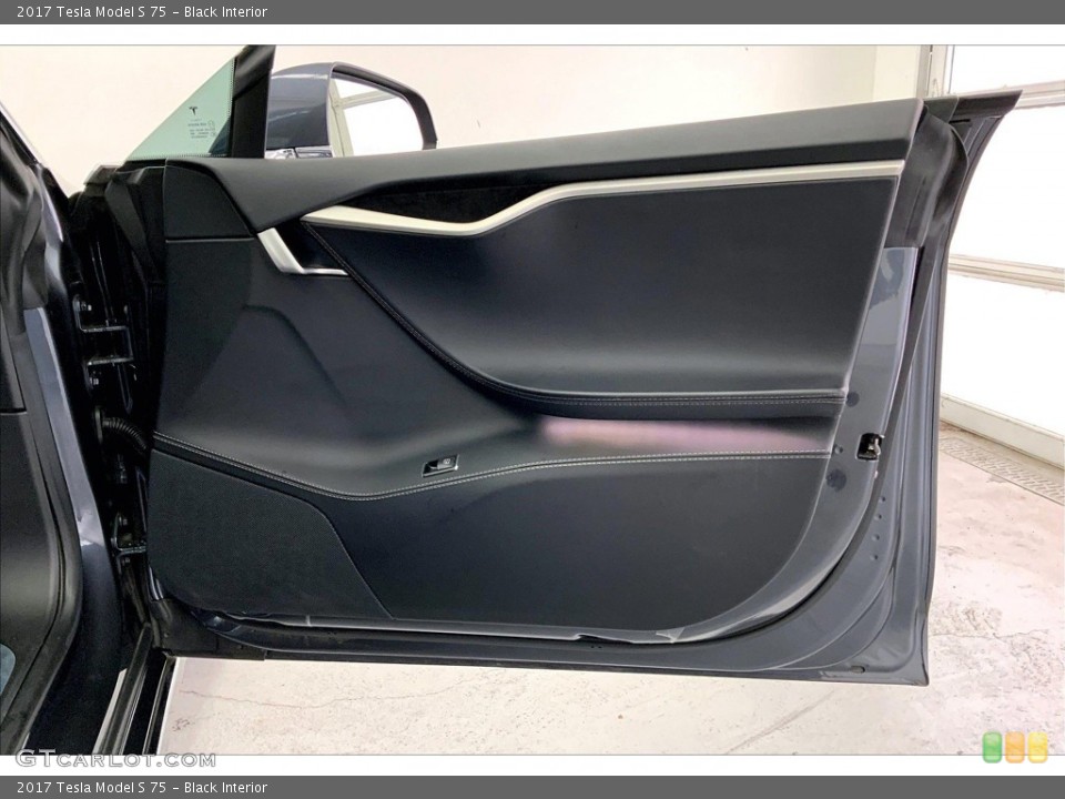 Black Interior Door Panel for the 2017 Tesla Model S 75 #145391725