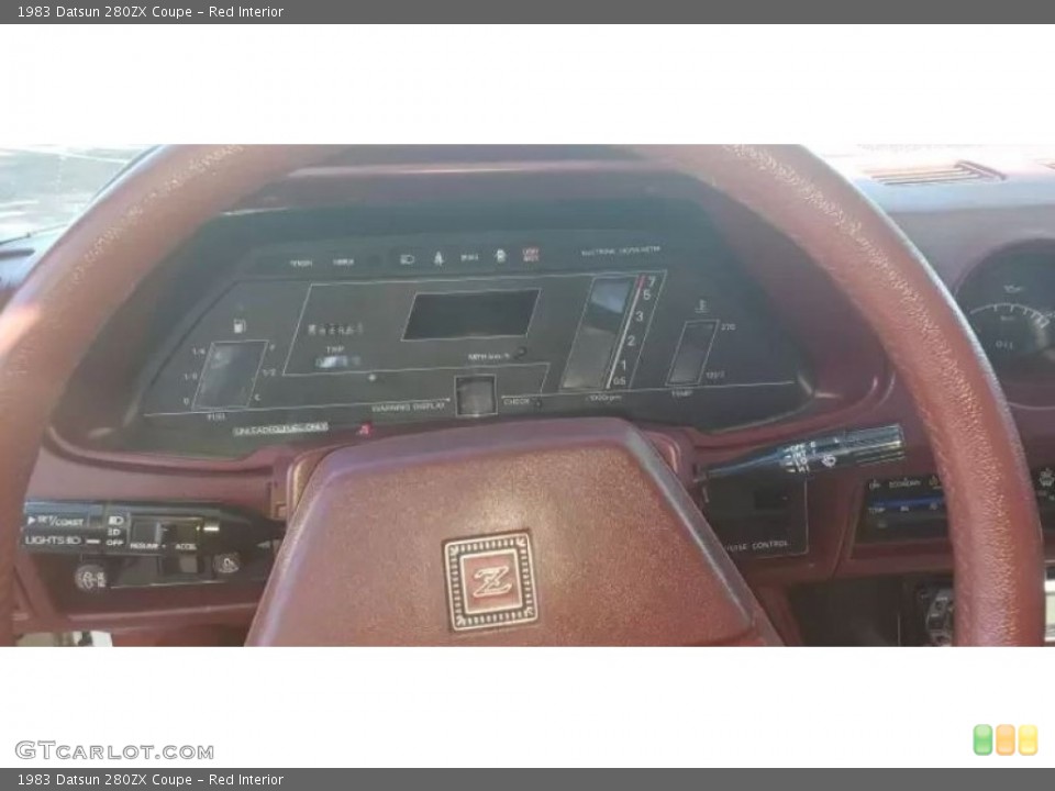 Red Interior Steering Wheel for the 1983 Datsun 280ZX Coupe #145391827